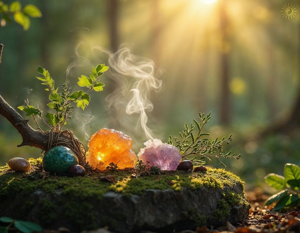 the magic of trees plants and stones